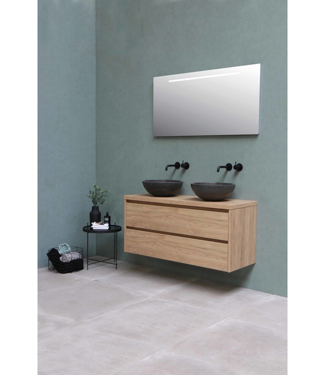 Spiegel Economic met geintegreerde ledverlichting 60-80-100-120 x 60 cm. hoog