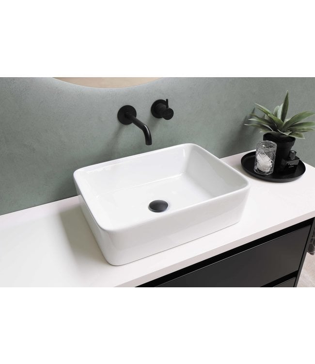 Proline badmeubel 2 symmetrische lades 100 cm. met afdektablet