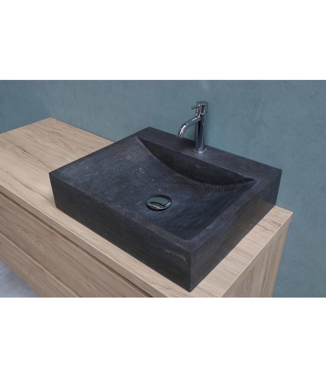 Proline badmeubel 2 A-symmetrische lades 60 cm. met afdektablet