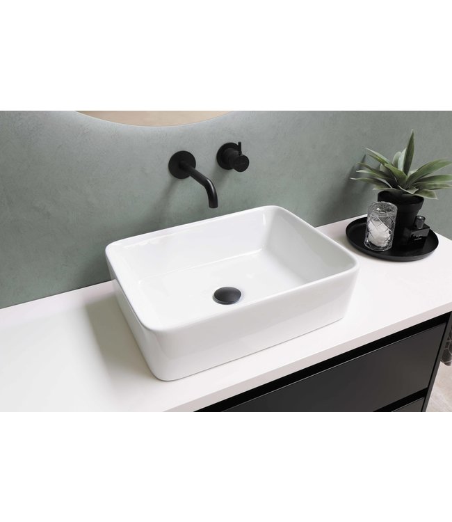 Proline badmeubel 2 A-symmetrische lades 120 cm. met afdektablet