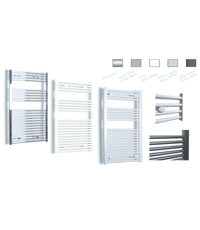 Sanicare Handdoekradiator wit 111,8 x 45 cm.