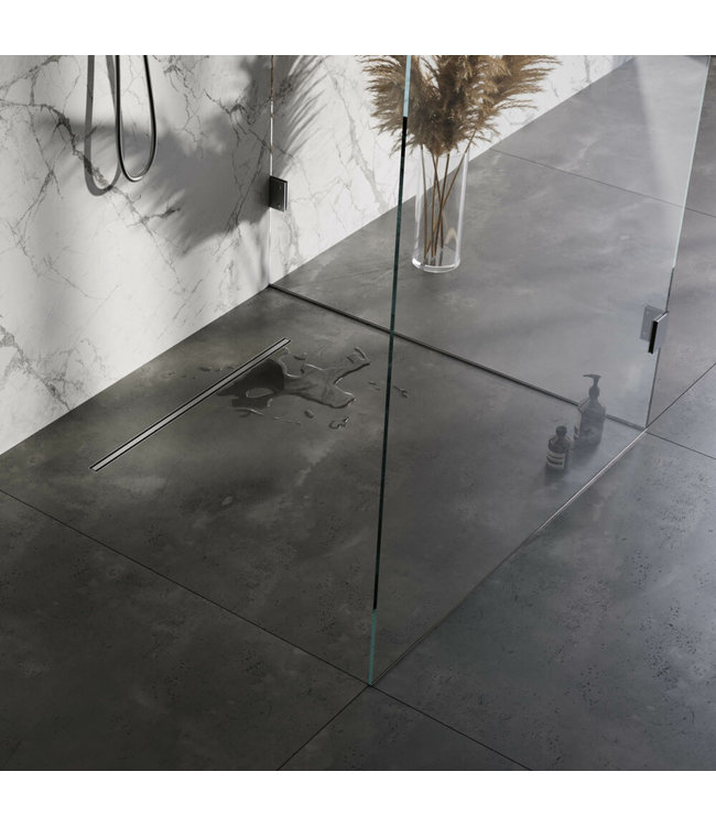 Complete douchegoot XS met rooster en flens