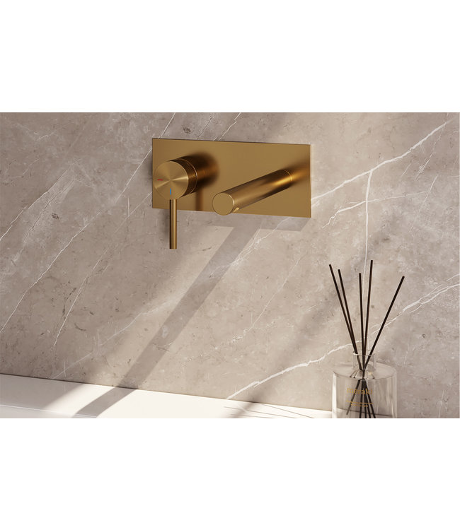 Brauer Carving inbouw rechte uitloop met plaat Model A1 en A2