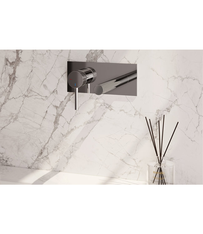 Brauer Carving inbouw rechte uitloop met plaat Model A1 en A2