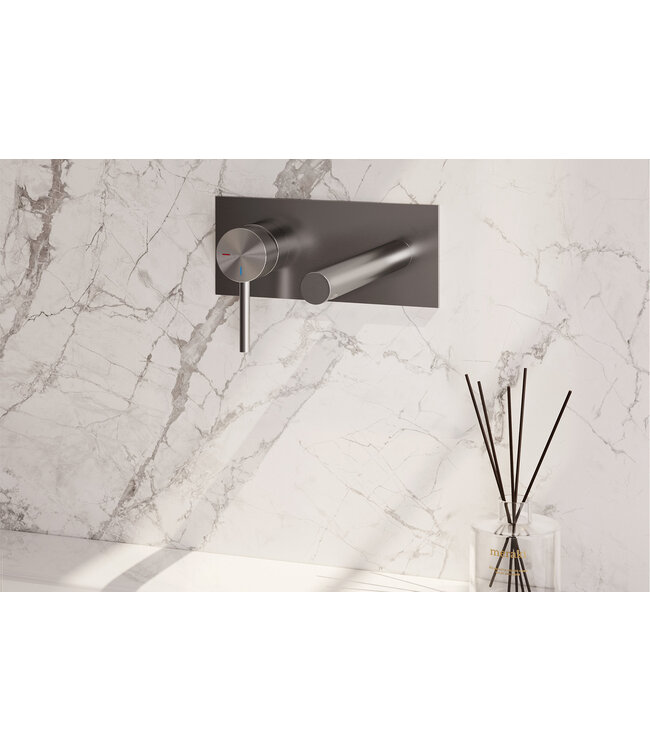 Brauer Carving inbouw rechte uitloop met plaat Model A1 en A2