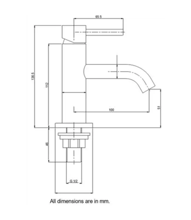 Blue Label Brondby fonteinkraan, chroom