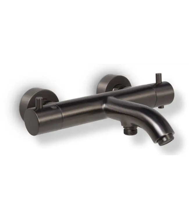 Blue Label Brondby badthermostaat 15x1/2" met omstel, gun metal