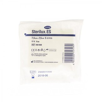 Hartmann Sterilux ES 7,5 x 7,5cm 8pl.st (Box 30x5 p/s)