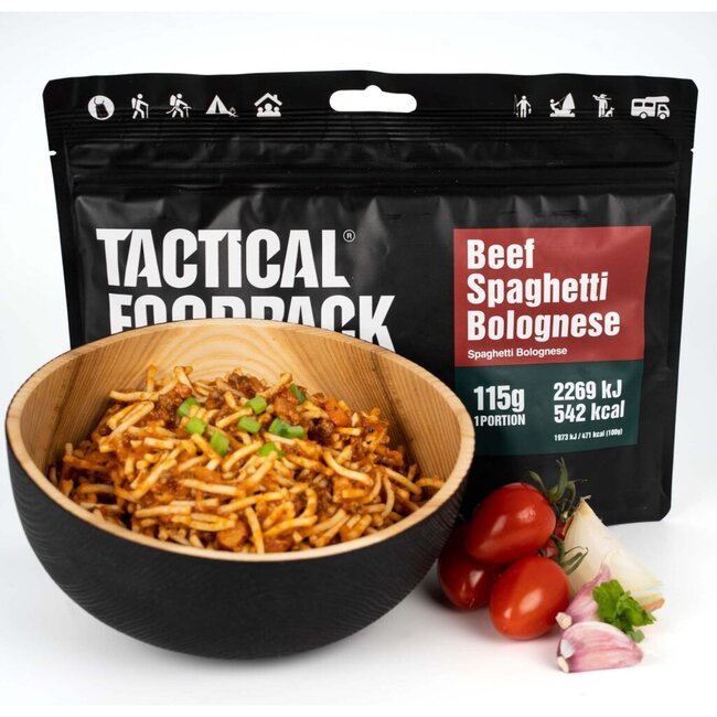 Tactical FoodPack - Beef Spaghetti Bolognese 115g