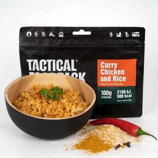 Tactical FoodPack TFP Curry Chicken and Rice 100g