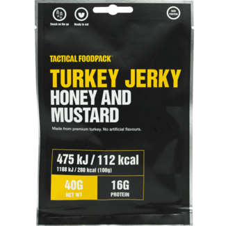 Tactical FoodPack TFP Turkey Jerky Honey & Mustard 40g