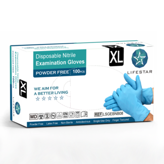 LifeStar LifeStar Nitrile Gloves Extra Large