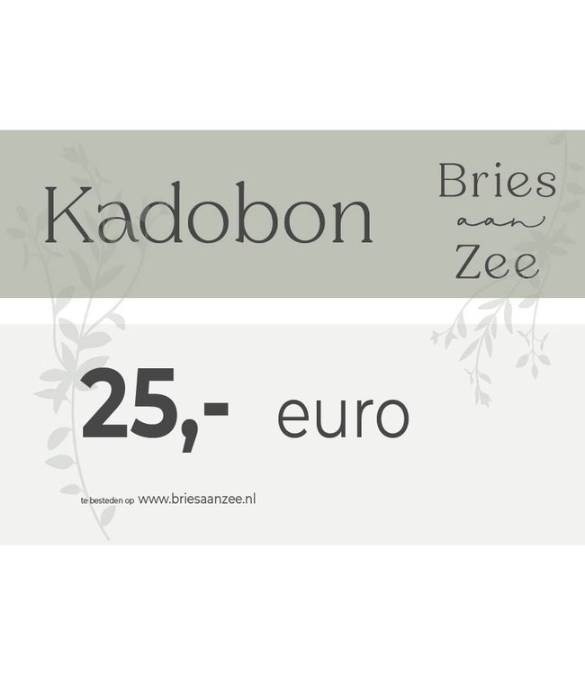 Bries aan Zee Kadobon €25