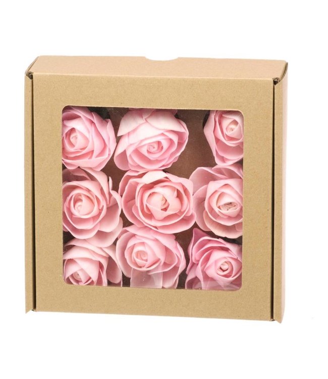 Sola rose 'Bud rose' rosa misty pink misty flores secas | Longitud ± 6 cm |  Disponible por caja de 9 piezas - Bries aan Zee | Flores secas | Ramos  secos | Decoración