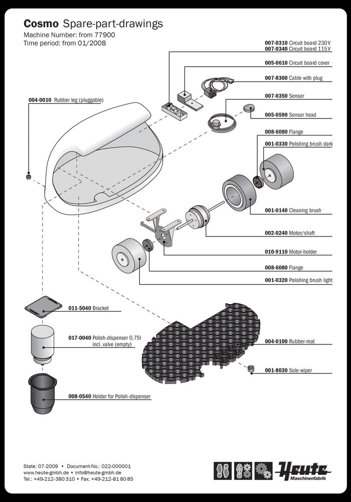 Polijstborstel DONKER medium