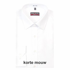 MarVelis MarVelis overhemd Body Fit wit, New York Kent, Korte mouw