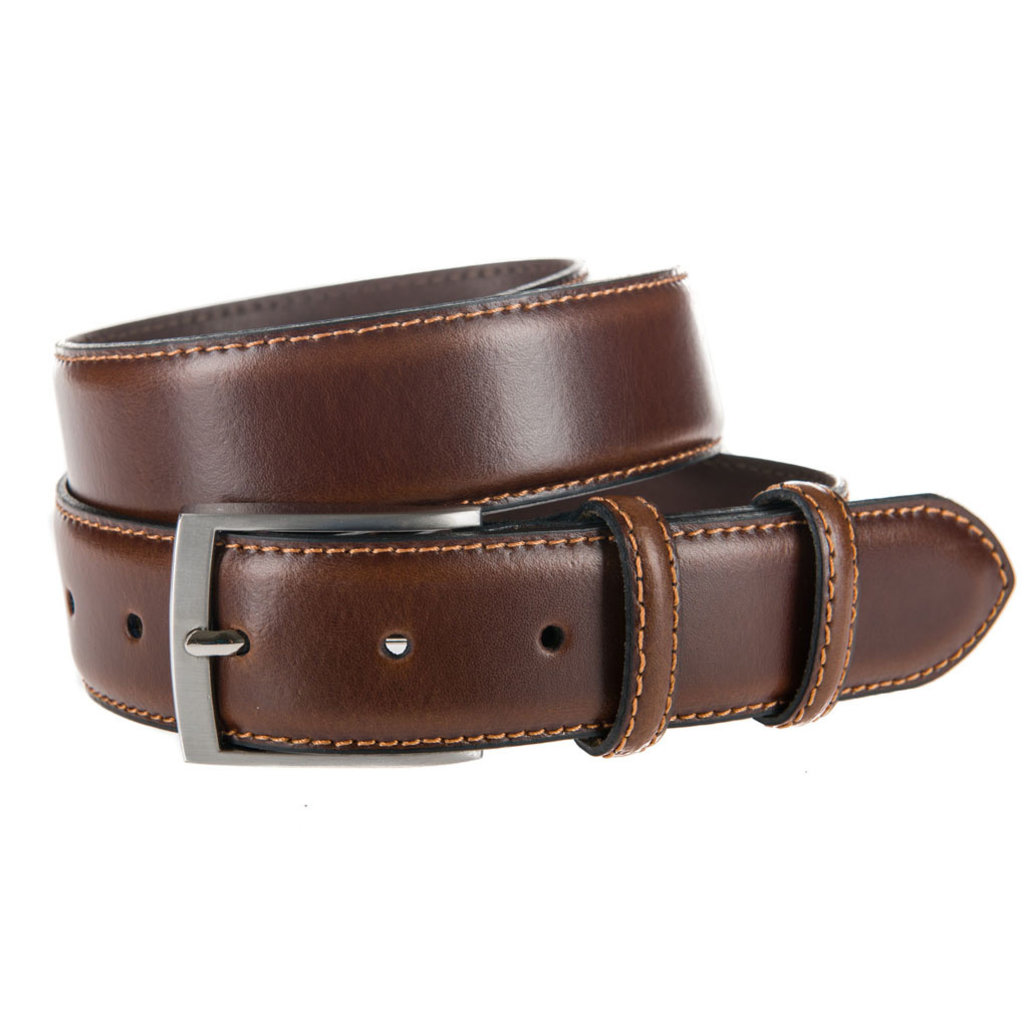 Eagle Eagle tabacco leren duo-tone riem