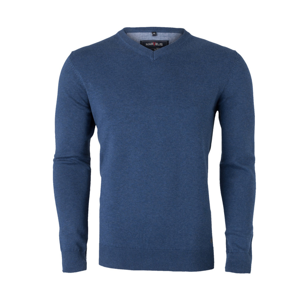 MarVelis MarVelis Pullover jeans blauw