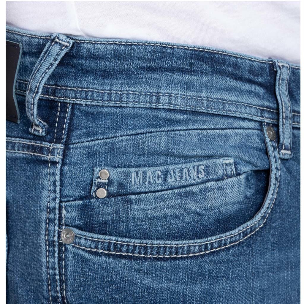 MAC Jeans MAC Ben Authentic Denim, Ocean Blue Authentic Used