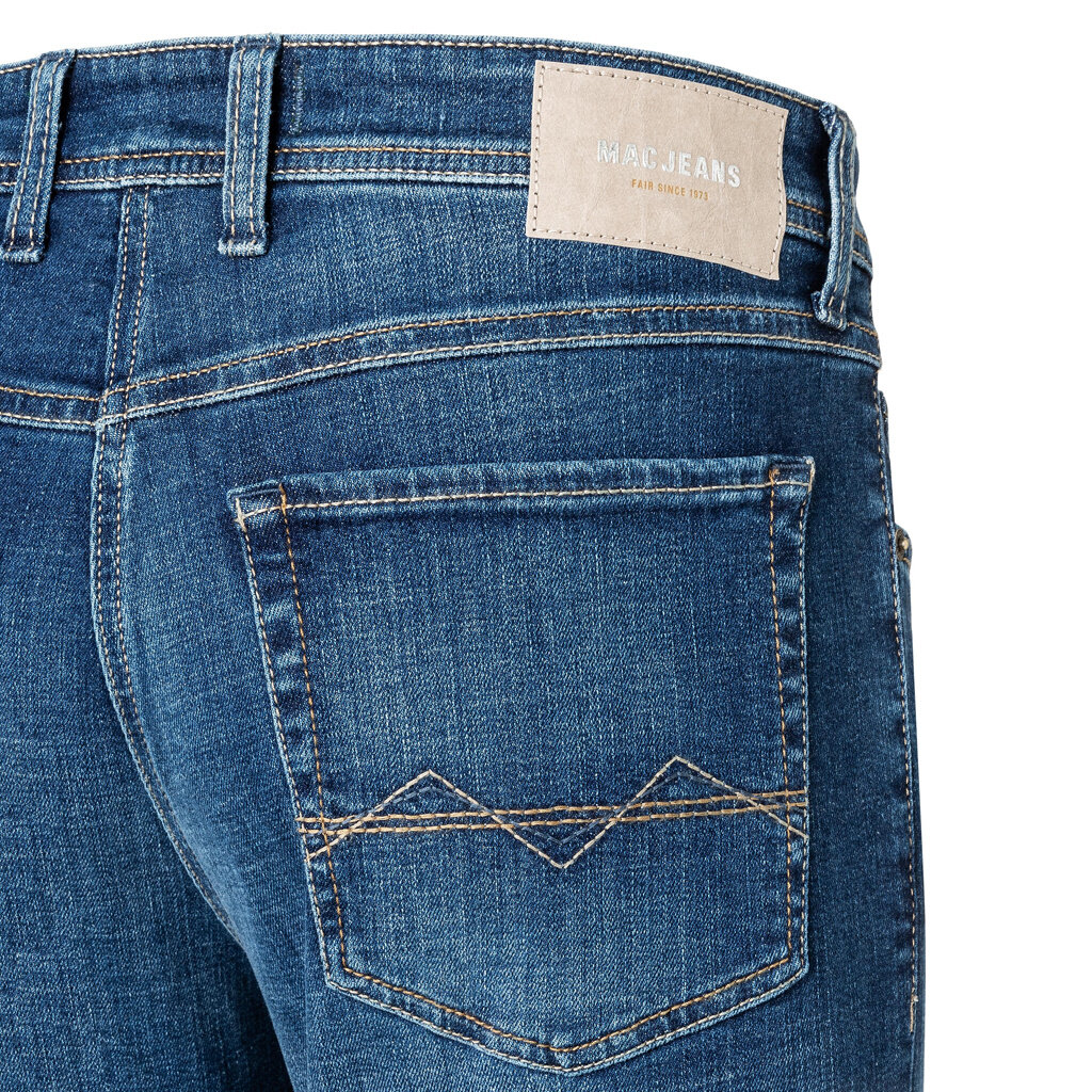 MAC Jeans MAC Arne Recycled Denim, Dark Blue Authentic 3D