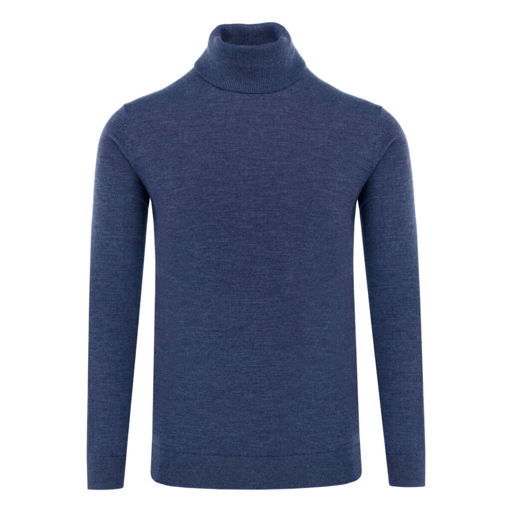 MarVelis MarVelis Merino Wol Coltrui, jeans blauw