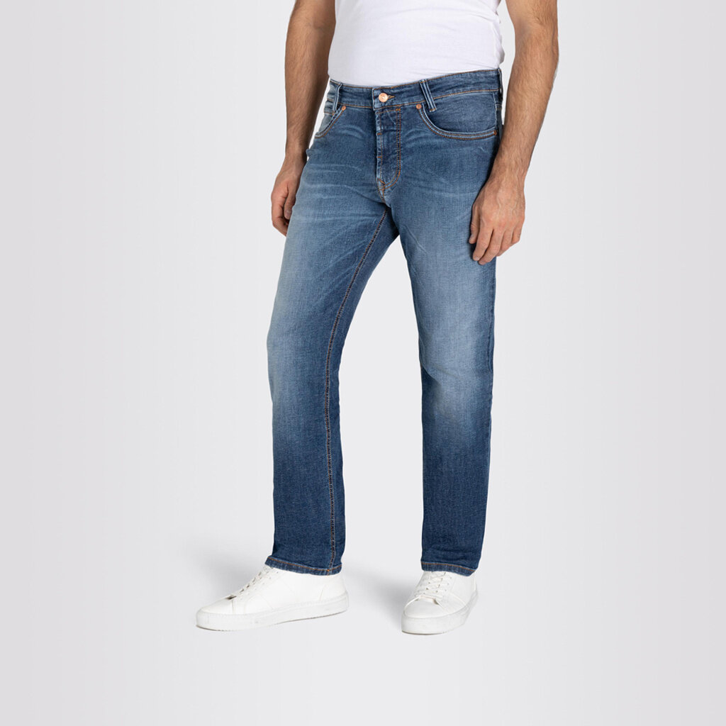 MAC Jeans MAC Arne Pipe Hemp Denim, Midblue Authentic