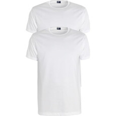 AlanRed AlanRed Derby Long 2-pack thin O-neck regular fit white, 5 cm longer body