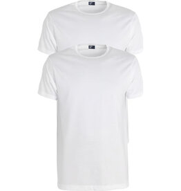 AlanRed AlanRed Derby Long 2-pack thin O-neck regular fit white, 5 cm longer body