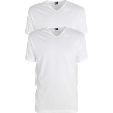 AlanRed AlanRed Vermont Long 2-pack thin V-neck regular fit white, 5 cm longer