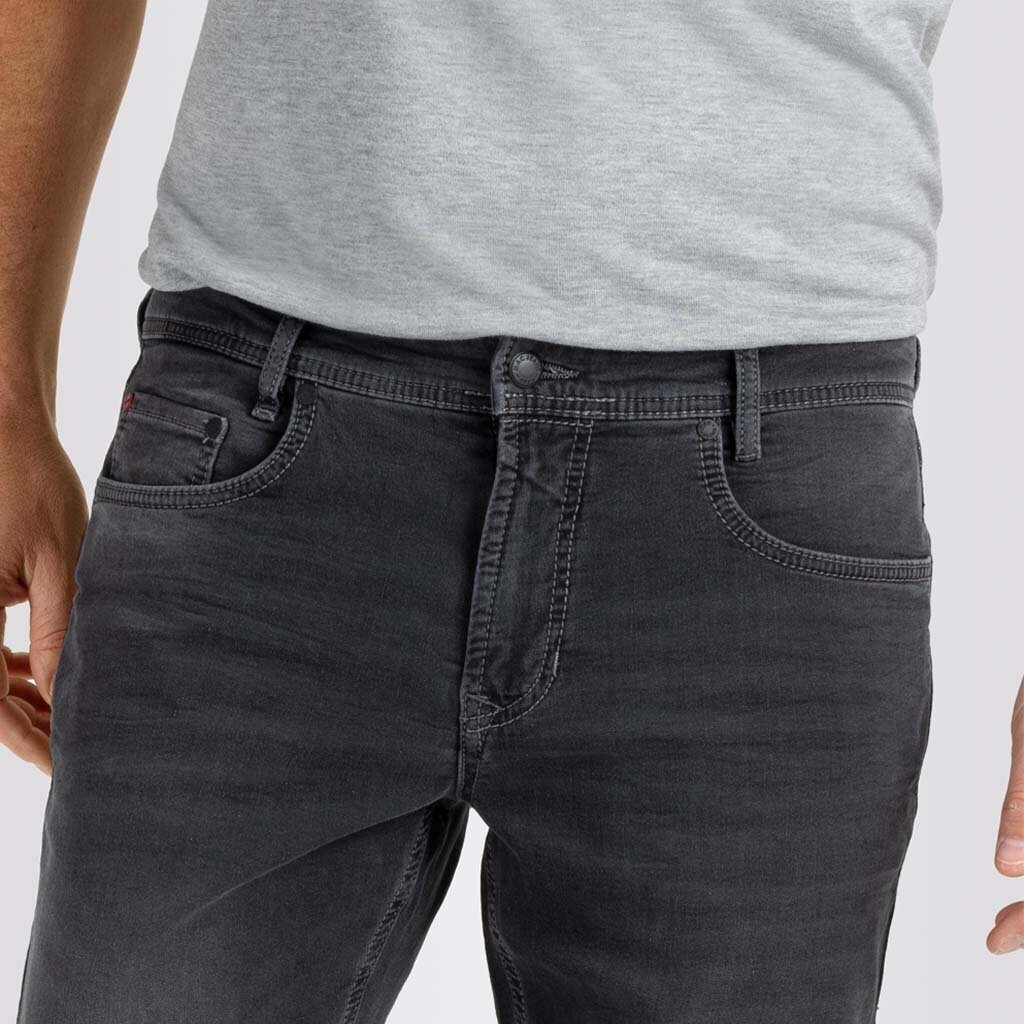 MAC Jeans MAC Jog'n Bermuda, Light Sweat Denim, Grey Used