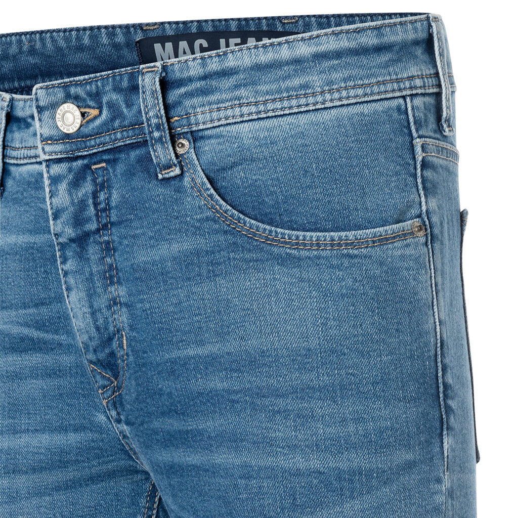 MAC Jeans MAC Stan Authentic Denim, Light Blue Stonewash