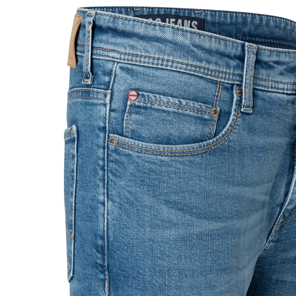 MAC Jeans MAC Stan Authentic Denim, Light Blue Stonewash