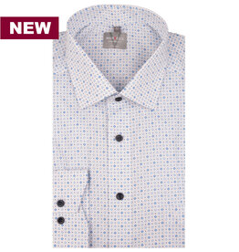MarVelis MarVelis strijkvrij overhemd  met print Comfort Fit, New Kent kraag