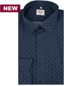 MarVelis MarVelis strijkvrij overhemd  met print Modern Fit, New Kent kraag