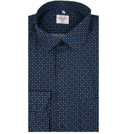 MarVelis MarVelis strijkvrij overhemd  met print Modern Fit, New Kent kraag