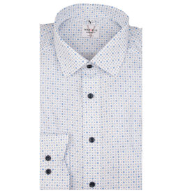 MarVelis MarVelis strijkvrij overhemd  met print Modern Fit, New Kent kraag