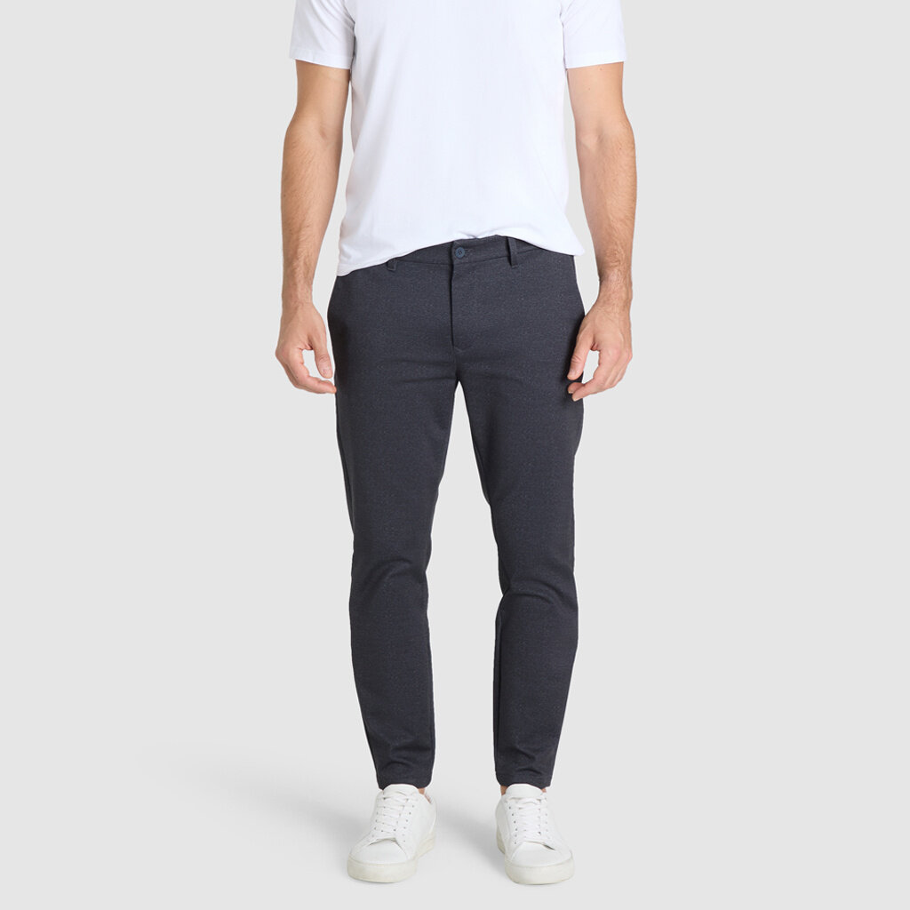 MAC Jeans MAC Griffin Printed Jersey, Dark Indigo Printed