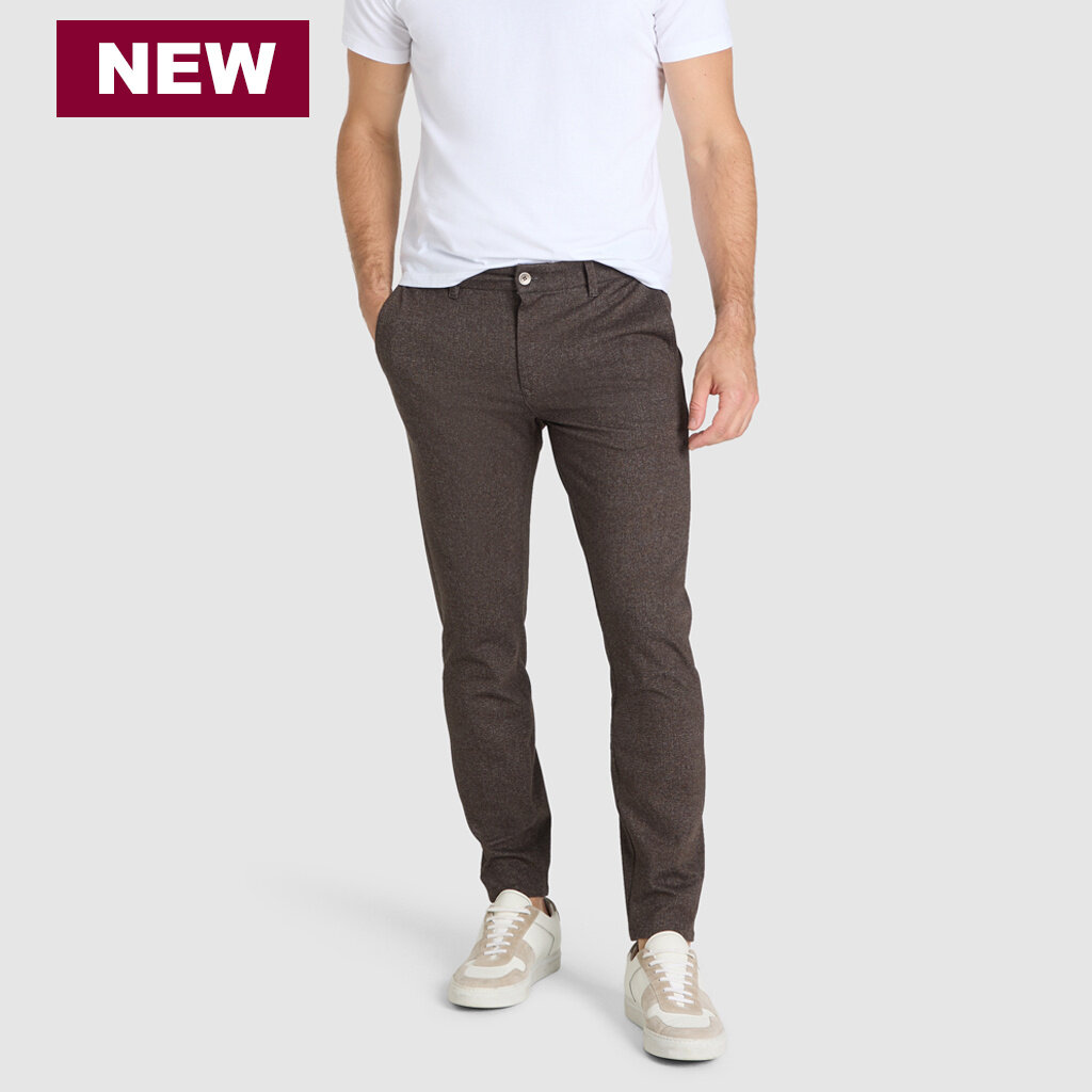 MAC Jeans MAC Griffin Printed Jersey, Mahagony Brown Printed