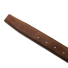 Eagle Eagle cognac suède leren  riem