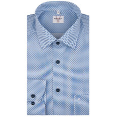 MarVelis MarVelis strijkvrij overhemd  met print Modern Fit, New Kent kraag