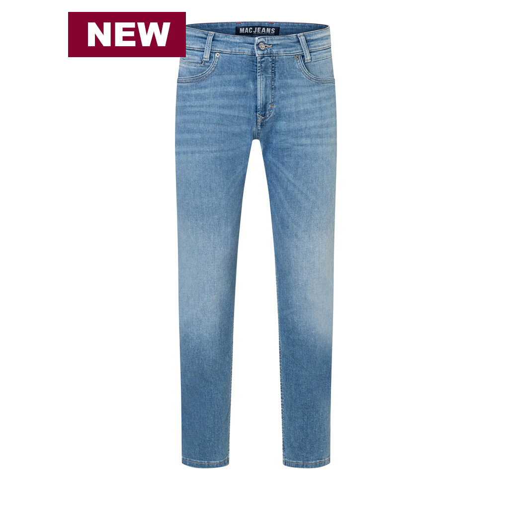 MAC Jeans MAC Arne Pipe Driver's Jeans, Light Blue Authentic Wash