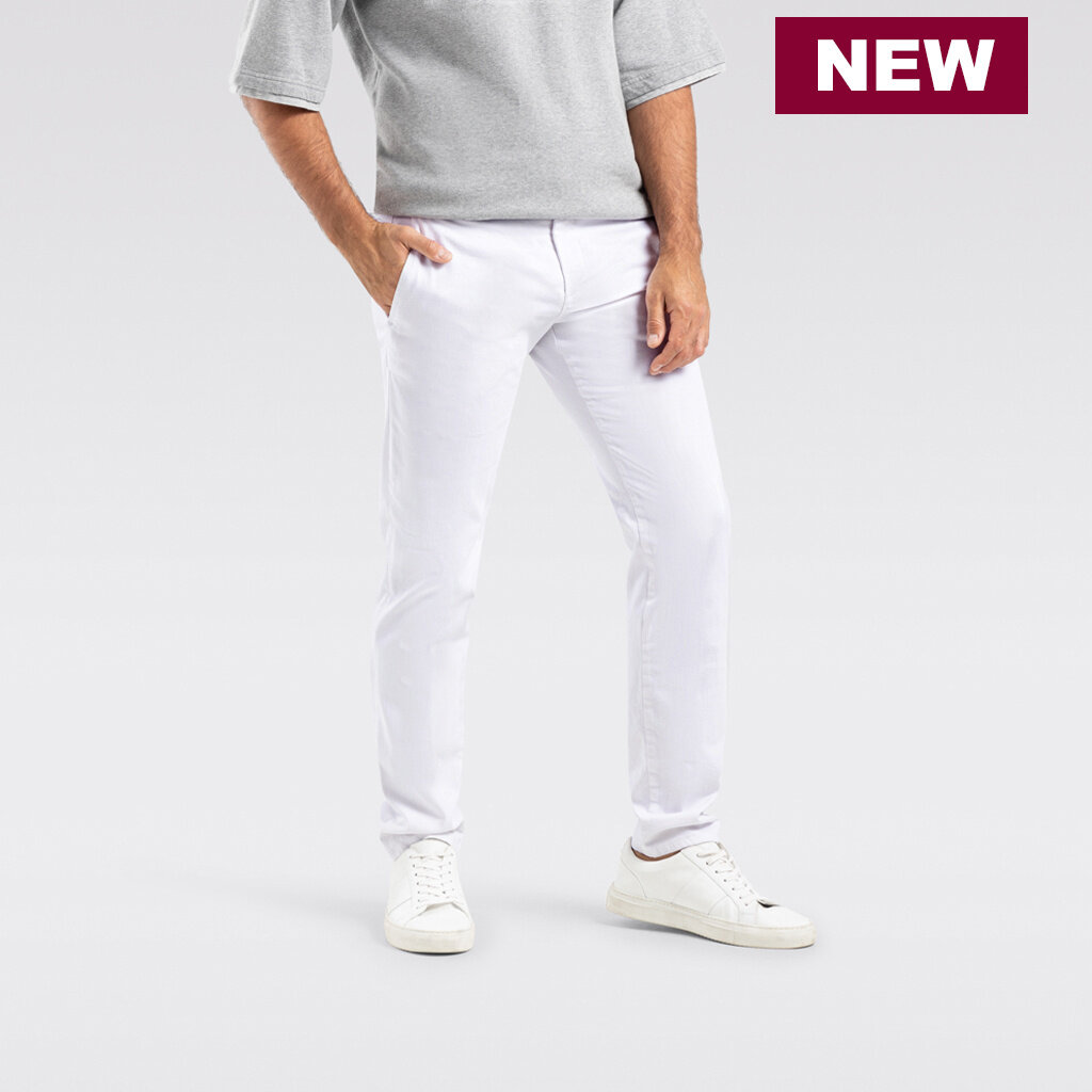 MAC Jeans MAC Macflexx  Driver Pants, White Denim