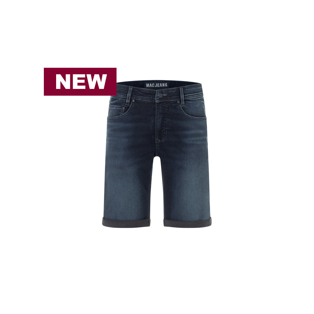 MAC Jeans MAC Jog'n Bermuda, Light Sweat Denim, Deep Blue od Black