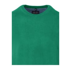 MarVelis MarVelis trui katoen groen O-hals