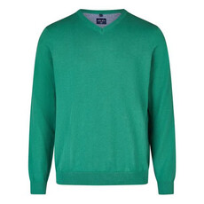 MarVelis MarVelis trui katoen groen V-hals