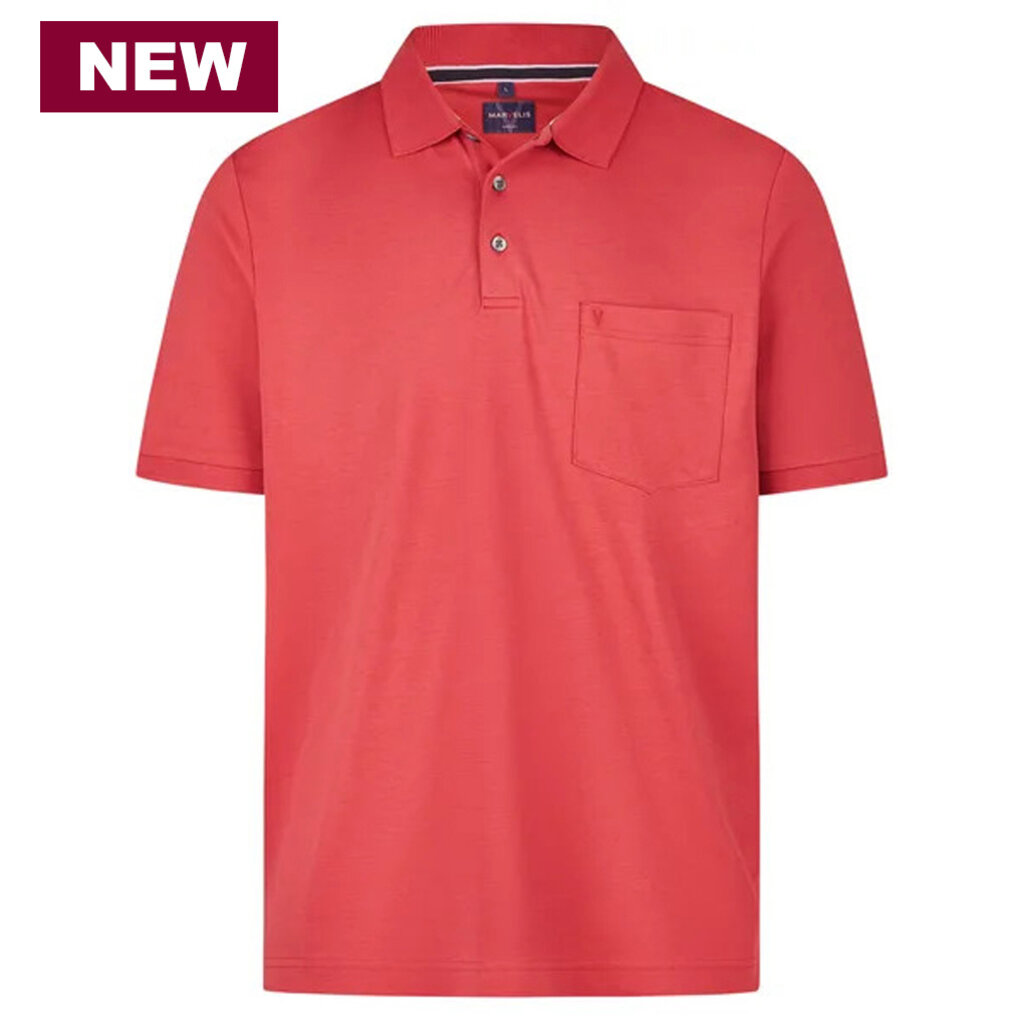 MarVelis MarVelis poloshirt quick-dry rood