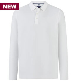 MarVelis MarVelis poloshirt quick-dry wit met lange mouw