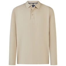 MarVelis MarVelis poloshirt quick-dry beige met lange mouw