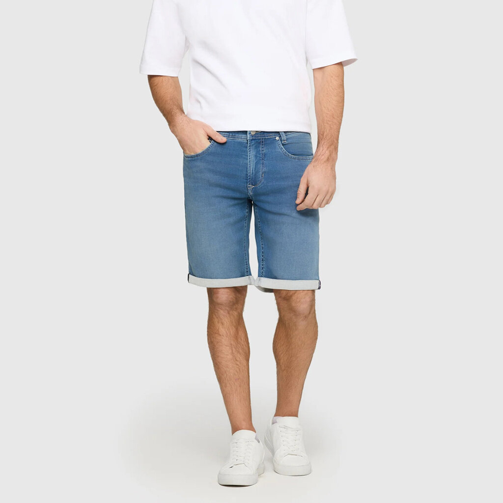 MAC Jeans MAC Jog'n Bermuda, Light Sweat Denim, Summer Blue Used Authentic