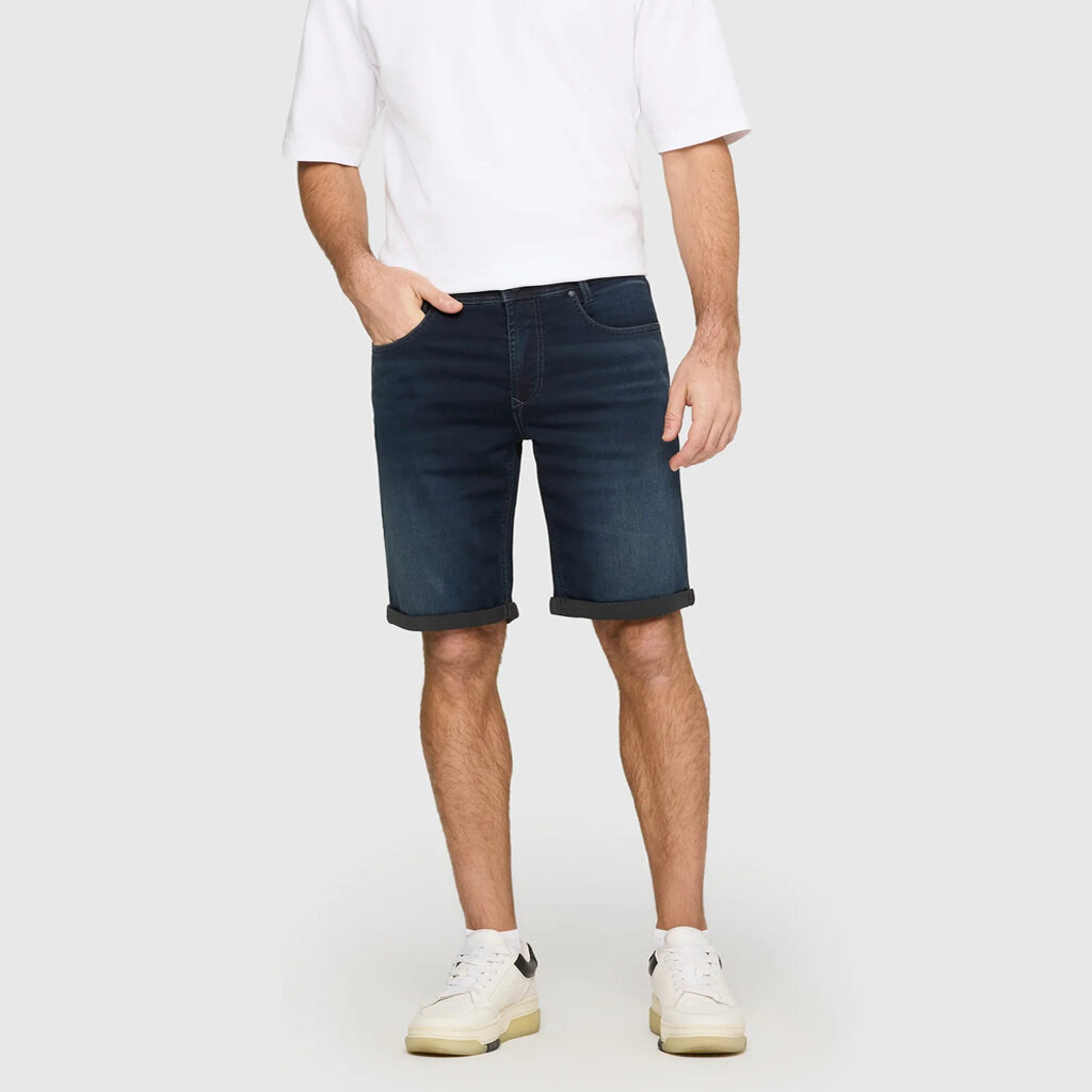 MAC Jeans MAC Jog'n Bermuda, Light Sweat Denim, Deep Blue od Black